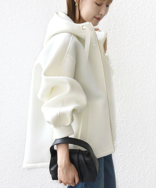 SHIPS / シップス パーカー | 【WEB限定】〈手洗い可能〉ダンボール ダブルジップ フーディー 3 | 詳細7