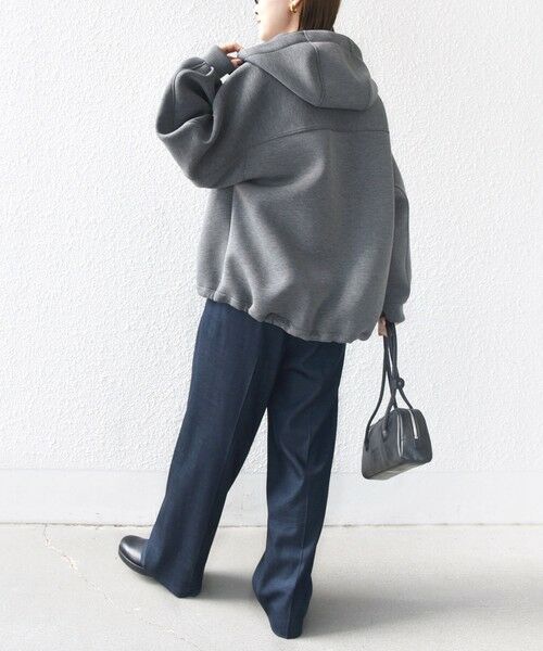 SHIPS / シップス パーカー | 【WEB限定】〈手洗い可能〉ダンボール ダブルジップ フーディー 3 | 詳細16