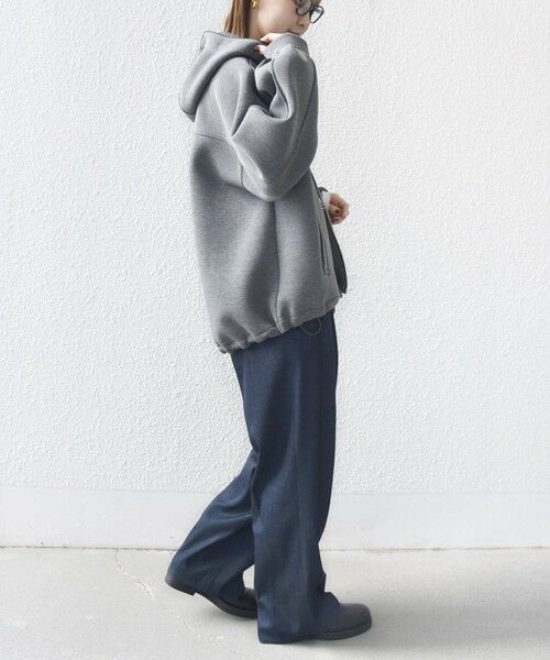 SHIPS / シップス パーカー | 【WEB限定】〈手洗い可能〉ダンボール ダブルジップ フーディー 3 | 詳細17