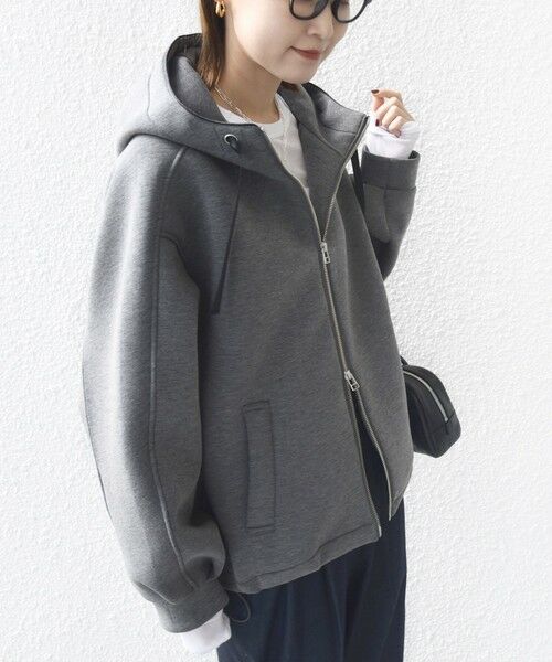 SHIPS / シップス パーカー | 【WEB限定】〈手洗い可能〉ダンボール ダブルジップ フーディー 3 | 詳細21