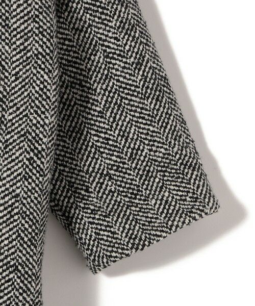 SHIPS / シップス その他アウター | スパンコール ヘリンボーン ノーカラー コート | 詳細12