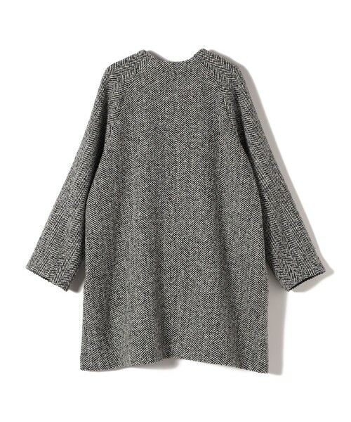 SHIPS / シップス その他アウター | スパンコール ヘリンボーン ノーカラー コート | 詳細8