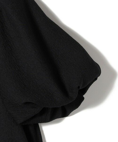 SHIPS / シップス ミニ丈・ひざ丈ワンピース | troisiemeCHACO:〈手洗い可能〉ジャカード パフ スリーブ（セレモニー対応可） | 詳細11