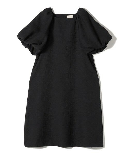 SHIPS / シップス ミニ丈・ひざ丈ワンピース | troisiemeCHACO:〈手洗い可能〉ジャカード パフ スリーブ（セレモニー対応可） | 詳細6