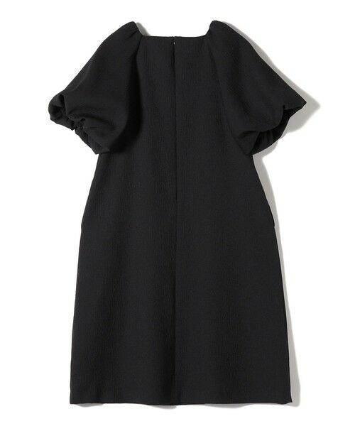 SHIPS / シップス ミニ丈・ひざ丈ワンピース | troisiemeCHACO:〈手洗い可能〉ジャカード パフ スリーブ（セレモニー対応可） | 詳細7