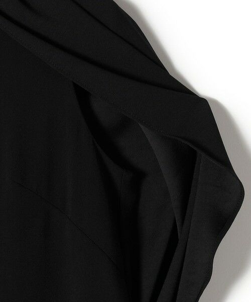 SHIPS / シップス ロング・マキシ丈ワンピース | troisiemeCHACO:〈手洗い可能〉ジョーゼット ケープ ワンピース（セレモニー対応可） | 詳細13