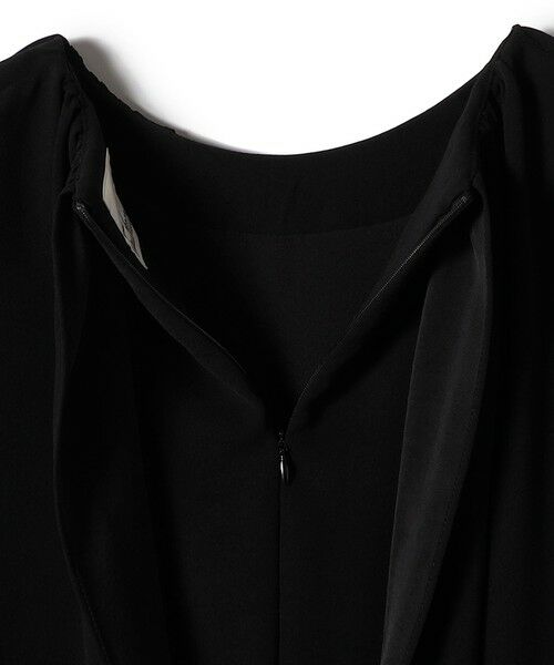 SHIPS / シップス ロング・マキシ丈ワンピース | troisiemeCHACO:〈手洗い可能〉ジョーゼット ケープ ワンピース（セレモニー対応可） | 詳細15