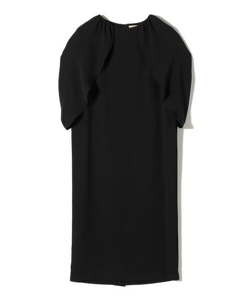 SHIPS / シップス ロング・マキシ丈ワンピース | troisiemeCHACO:〈手洗い可能〉ジョーゼット ケープ ワンピース（セレモニー対応可） | 詳細8