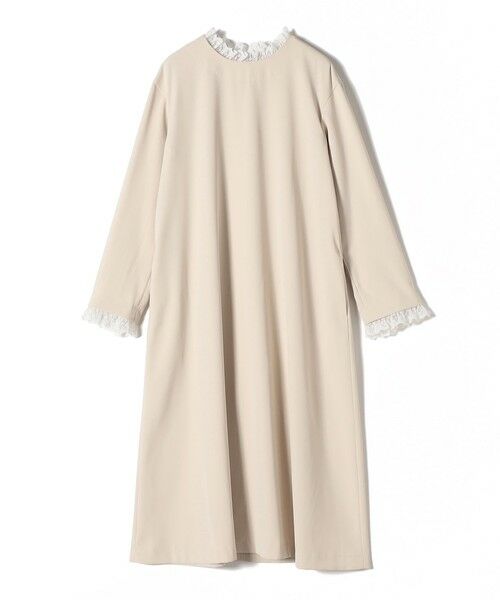 SHIPS / シップス ロング・マキシ丈ワンピース | 【SHIPS別注】troisiemeCHACO:〈手洗い可能〉フリル レース ワンピース（セレモニー対応可） | 詳細7