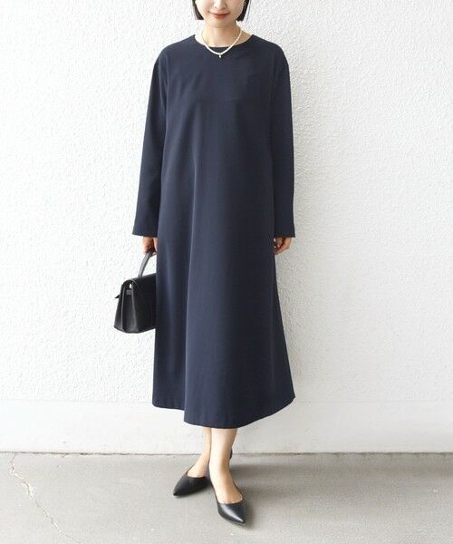 SHIPS / シップス ロング・マキシ丈ワンピース | 【SHIPS別注】troisiemeCHACO:〈手洗い可能〉フリル レース ワンピース（セレモニー対応可） | 詳細15