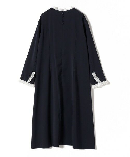 SHIPS / シップス ロング・マキシ丈ワンピース | 【SHIPS別注】troisiemeCHACO:〈手洗い可能〉フリル レース ワンピース（セレモニー対応可） | 詳細22