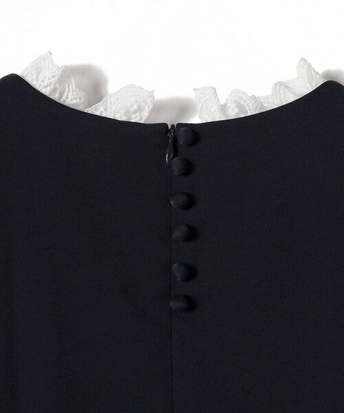 SHIPS / シップス ロング・マキシ丈ワンピース | 【SHIPS別注】troisiemeCHACO:〈手洗い可能〉フリル レース ワンピース（セレモニー対応可） | 詳細26