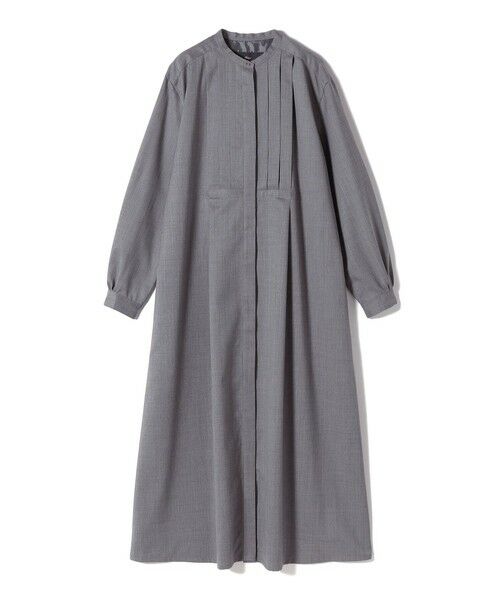 SHIPS / シップス ロング・マキシ丈ワンピース | SHIPS Primary Navy Label:ブザム タック 羽織 ワンピース | 詳細1