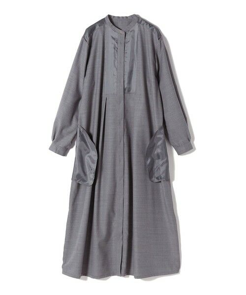 SHIPS / シップス ロング・マキシ丈ワンピース | SHIPS Primary Navy Label:ブザム タック 羽織 ワンピース | 詳細3