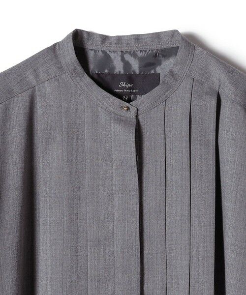 SHIPS / シップス ロング・マキシ丈ワンピース | SHIPS Primary Navy Label:ブザム タック 羽織 ワンピース | 詳細5