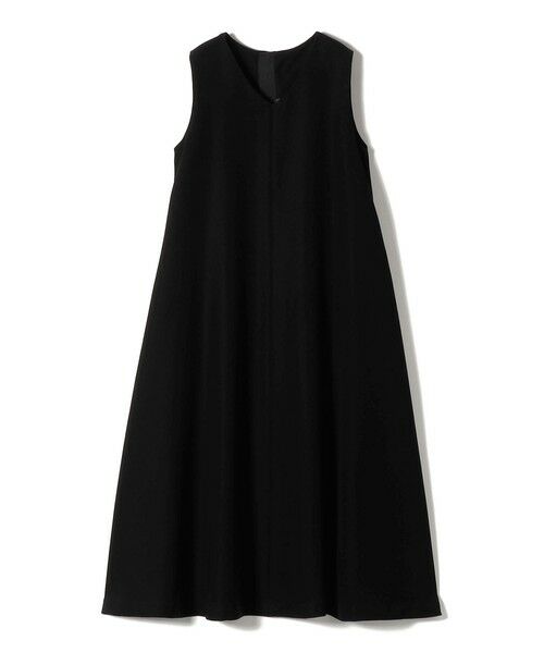 SHIPS / シップス ロング・マキシ丈ワンピース | little black: リュクス エア ノースリーブ フレア ロング ワンピース（セレモニー対応可） | 詳細7