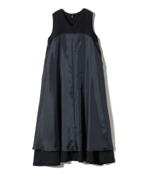 SHIPS / シップス ロング・マキシ丈ワンピース | little black: リュクス エア ノースリーブ フレア ロング ワンピース（セレモニー対応可） | 詳細16