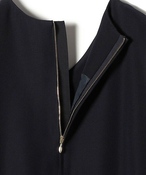 SHIPS / シップス ロング・マキシ丈ワンピース | little black: リュクス エア ノースリーブ フレア ロング ワンピース（セレモニー対応可） | 詳細22