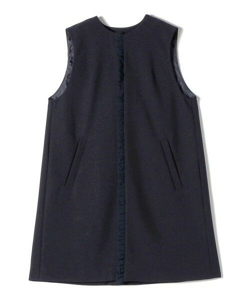 SHIPS / シップス ベスト | 【SHIPS別注】kaene:〈洗濯機可能〉ダンボール フリル ロング ジレ（セレモニー対応可） | 詳細19
