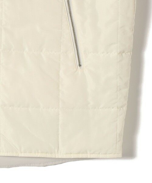 SHIPS / シップス ベスト | SHIPS Primary Navy Label:〈手洗い可能〉スクエア キルト リバーシブル ジレ | 詳細6