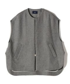 SHIPS / シップス ベスト | Bellandi メルトン ウール ジレ