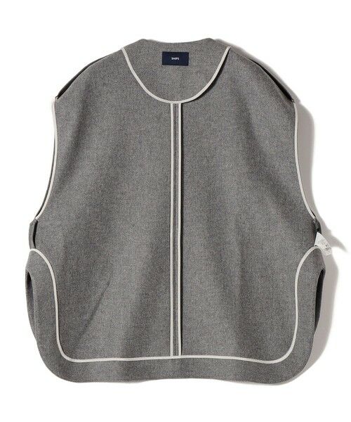 SHIPS / シップス ベスト | Bellandi メルトン ウール ジレ | 詳細3