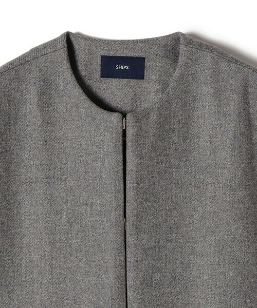 SHIPS / シップス ベスト | Bellandi メルトン ウール ジレ | 詳細4
