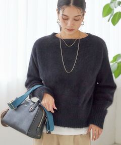 SHIPS / シップス ニット・セーター | 【一部WEB限定】〈手洗い可能〉フォックス クルーネック ニット プルオーバー