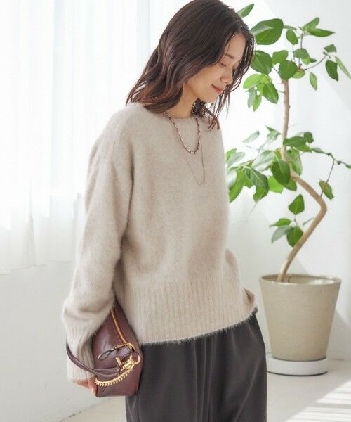 SHIPS / シップス ニット・セーター | 【一部WEB限定】〈手洗い可能〉フォックス クルーネック ニット プルオーバー | 詳細15