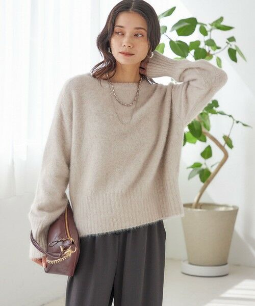 SHIPS / シップス ニット・セーター | 【一部WEB限定】〈手洗い可能〉フォックス クルーネック ニット プルオーバー | 詳細16