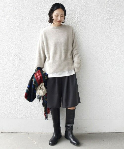 SHIPS / シップス ニット・セーター | 【一部WEB限定】〈手洗い可能〉フォックス クルーネック ニット プルオーバー | 詳細22