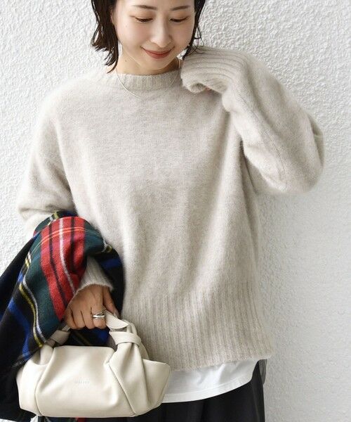 SHIPS / シップス ニット・セーター | 【一部WEB限定】〈手洗い可能〉フォックス クルーネック ニット プルオーバー | 詳細23