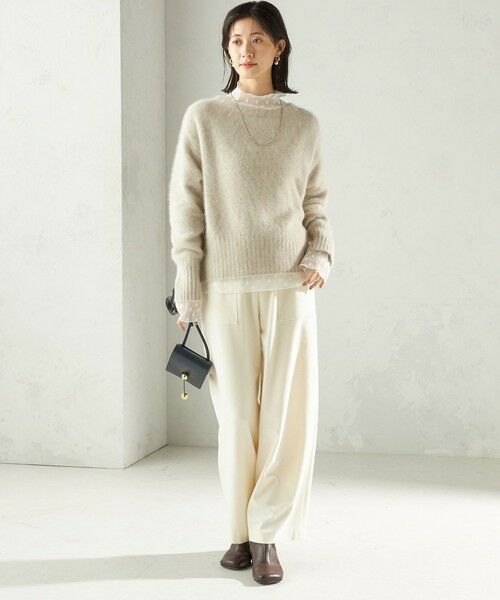 SHIPS / シップス ニット・セーター | 【一部WEB限定】〈手洗い可能〉フォックス クルーネック ニット プルオーバー | 詳細5