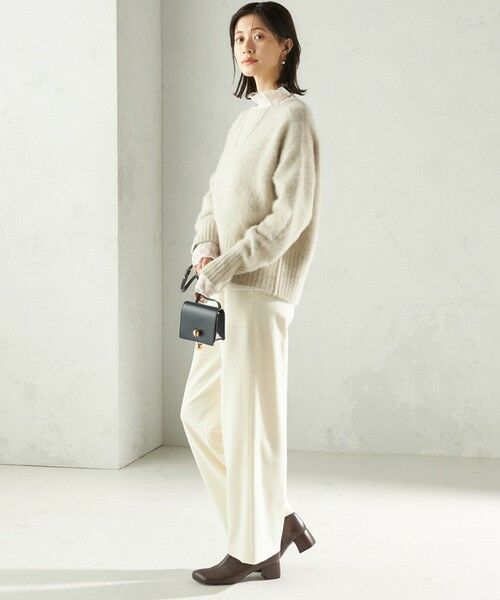 SHIPS / シップス ニット・セーター | 【一部WEB限定】〈手洗い可能〉フォックス クルーネック ニット プルオーバー | 詳細6