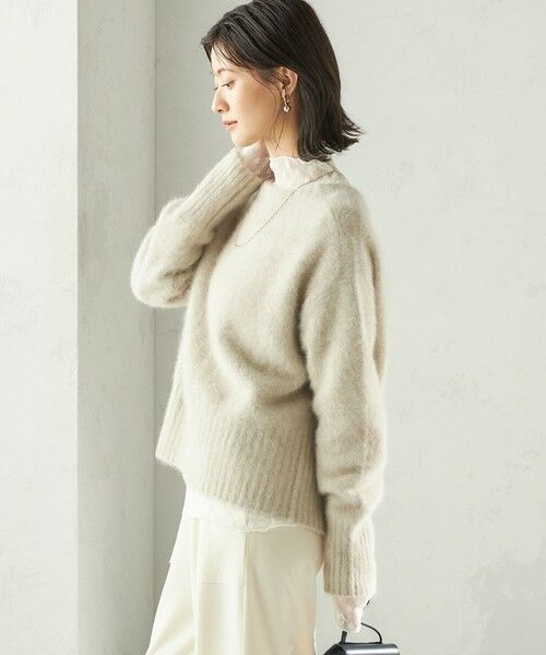 SHIPS / シップス ニット・セーター | 【一部WEB限定】〈手洗い可能〉フォックス クルーネック ニット プルオーバー | 詳細9