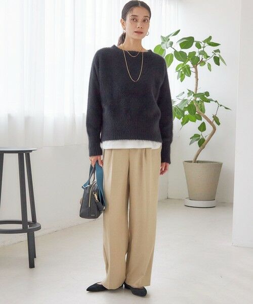 SHIPS / シップス ニット・セーター | 【一部WEB限定】〈手洗い可能〉フォックス クルーネック ニット プルオーバー | 詳細28