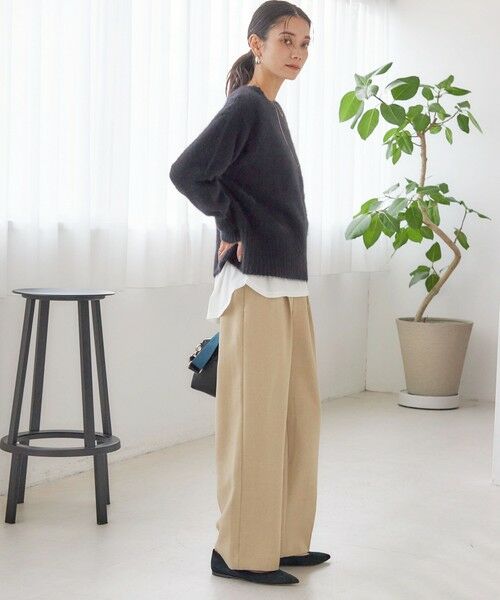 SHIPS / シップス ニット・セーター | 【一部WEB限定】〈手洗い可能〉フォックス クルーネック ニット プルオーバー | 詳細29