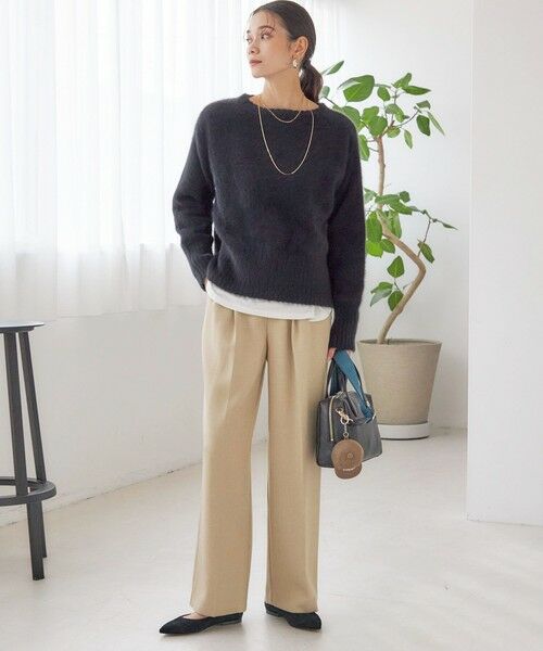 SHIPS / シップス ニット・セーター | 【一部WEB限定】〈手洗い可能〉フォックス クルーネック ニット プルオーバー | 詳細30