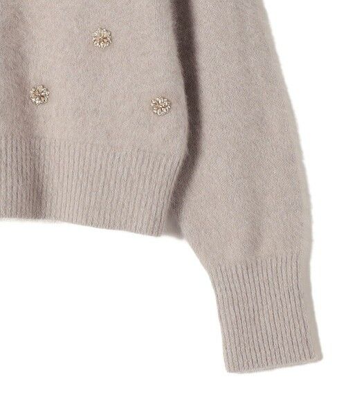 SHIPS / シップス ニット・セーター | 〈手洗い可能〉フォックス ビジュー Vネック ニット | 詳細12