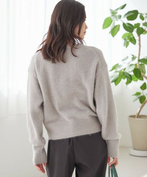 SHIPS / シップス ニット・セーター | 〈手洗い可能〉フォックス ビジュー Vネック ニット | 詳細6