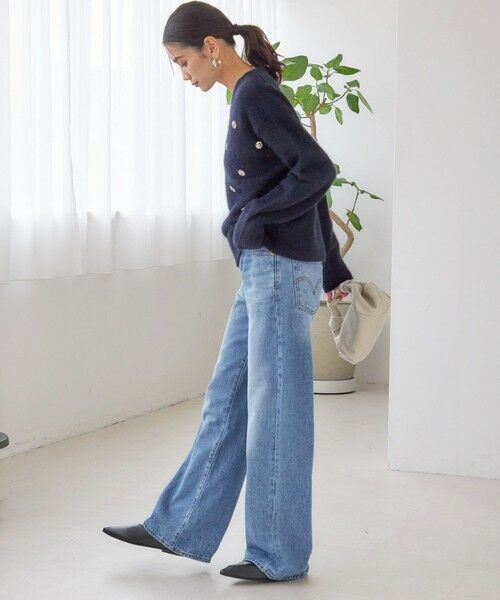 SHIPS / シップス ニット・セーター | 〈手洗い可能〉フォックス ビジュー Vネック ニット | 詳細24