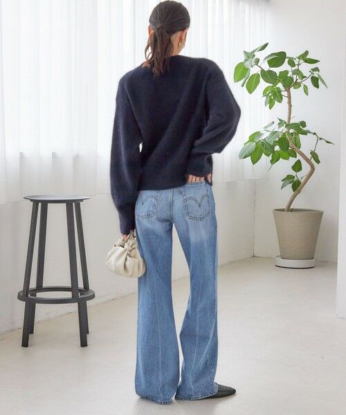 SHIPS / シップス ニット・セーター | 〈手洗い可能〉フォックス ビジュー Vネック ニット | 詳細25