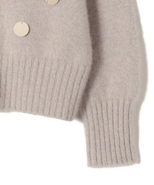 SHIPS / シップス ニット・セーター | 〈手洗い可能〉フォックス スパンコール クルーネック ニット | 詳細19