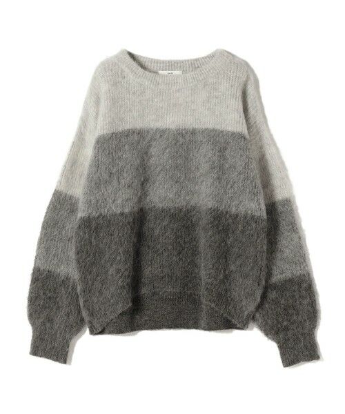 SHIPS / シップス ニット・セーター | 【WEB限定】〈手洗い可能〉モヘヤ混 グラデーション ニット プルオーバー | 詳細9