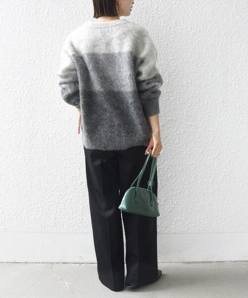 SHIPS / シップス ニット・セーター | 【WEB限定】〈手洗い可能〉モヘヤ混 グラデーション ニット プルオーバー | 詳細3