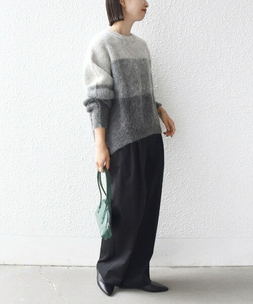 SHIPS / シップス ニット・セーター | 【WEB限定】〈手洗い可能〉モヘヤ混 グラデーション ニット プルオーバー | 詳細4