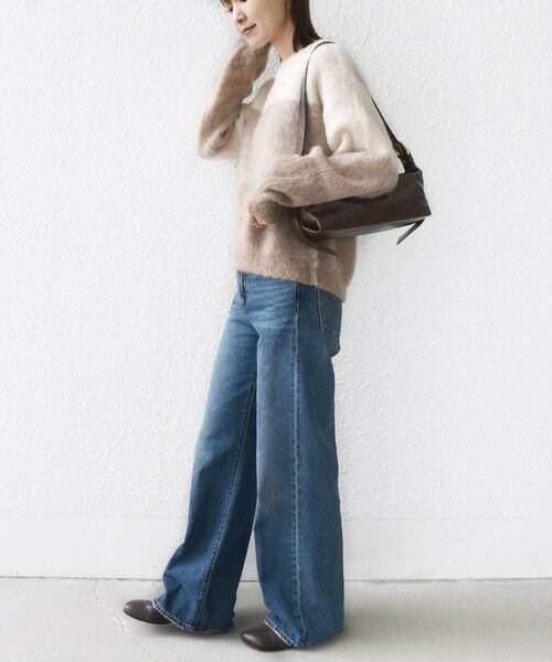 SHIPS / シップス ニット・セーター | 【WEB限定】〈手洗い可能〉モヘヤ混 グラデーション ニット プルオーバー | 詳細12