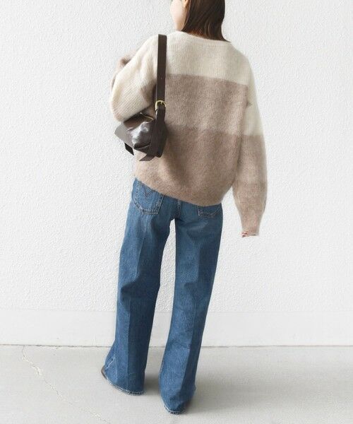 SHIPS / シップス ニット・セーター | 【WEB限定】〈手洗い可能〉モヘヤ混 グラデーション ニット プルオーバー | 詳細13
