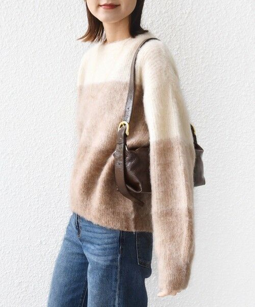 SHIPS / シップス ニット・セーター | 【WEB限定】〈手洗い可能〉モヘヤ混 グラデーション ニット プルオーバー | 詳細16