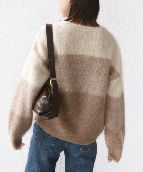 SHIPS / シップス ニット・セーター | 【WEB限定】〈手洗い可能〉モヘヤ混 グラデーション ニット プルオーバー | 詳細17